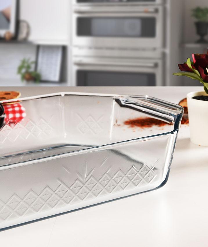 Pasabahce Borcam Set Pirofile Ovali In Vetro Borosilicato - Set 2 Pz